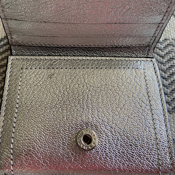 Moschino Metallic Logo Wallet - Picture 6 of 8